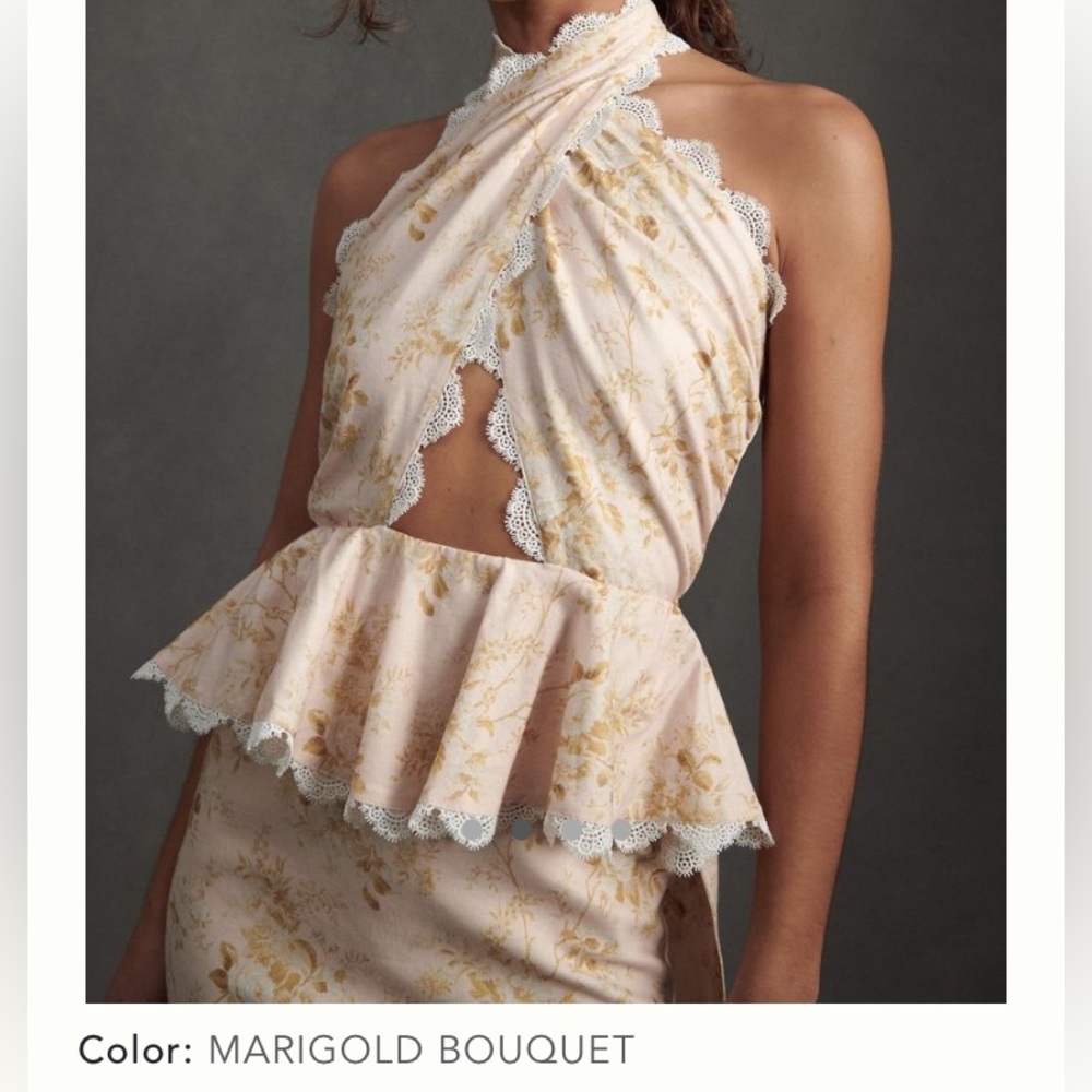 V. Chapman ‘The Daisy’ Dress in Marigold Bouquet sz 10 NWT